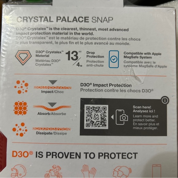 ZAGG sale! Gear4 Crystal Palace Snap MagSafe Case for Apple iPhone 13 Pro sealed - Picture 8 of 8